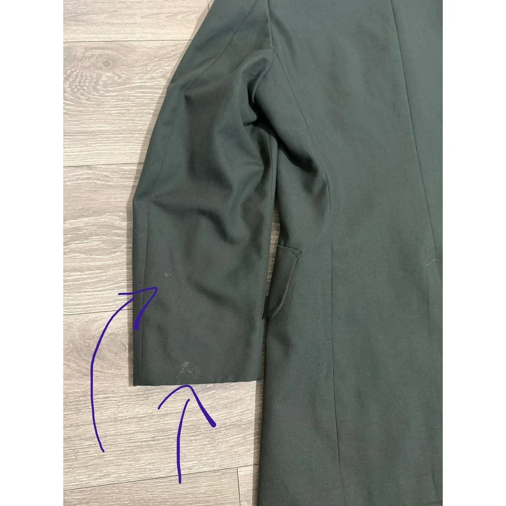 Vintage 1992 US Army Uniform Coat 36L JROTC Dress AG 489 Wool Blend Balboa Patch